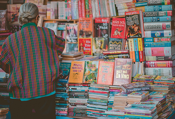 Lady in Bookstore